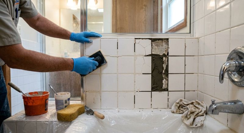 Bathroom Tile Repair in Alpharetta, GA