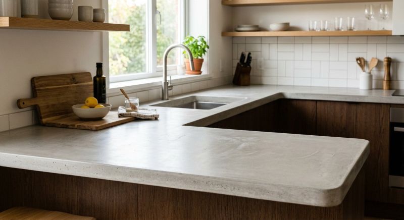 Cement Countertop Installation in Santa Rosa, CA