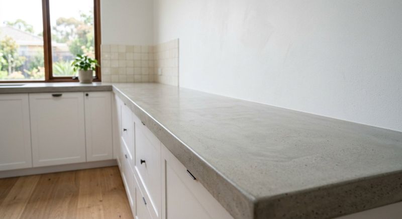 Poured Countertop Installation in Santa Rosa, CA