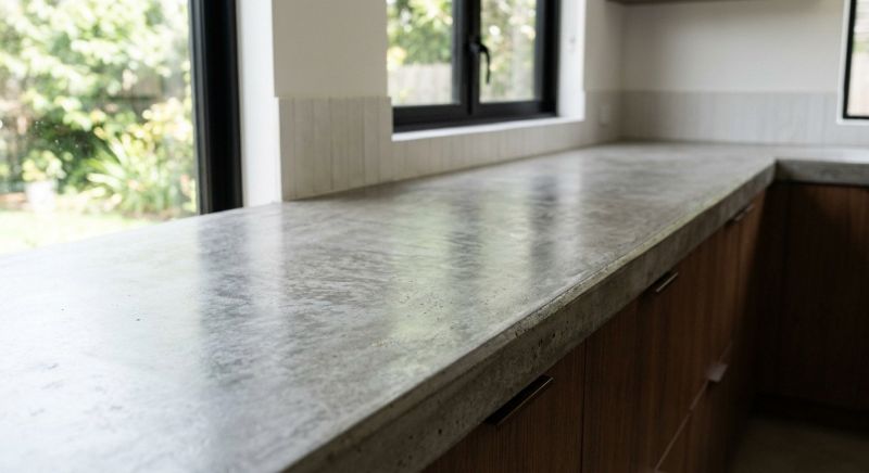 Cement Counter Installation in Marin County, CA