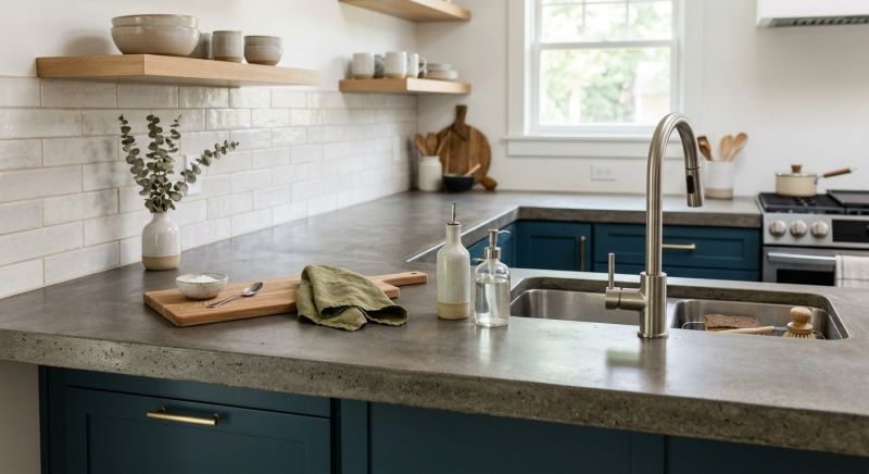 Cement Countertop Installation in Santa Rosa, CA