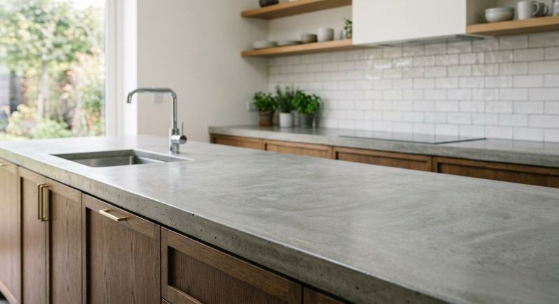 Concrete Countertop Pouring in Marin County, CA