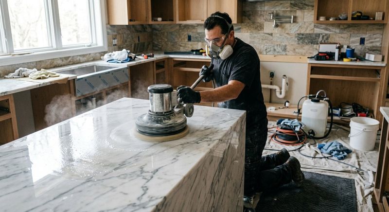 Countertop Polishing in Roseville, CA