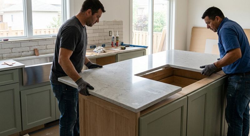 Custom Countertop Installation in Lake County, IL