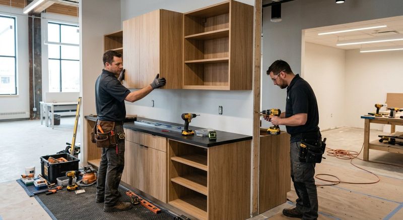 Glass Cabinets Installation in Bloomington, IN
