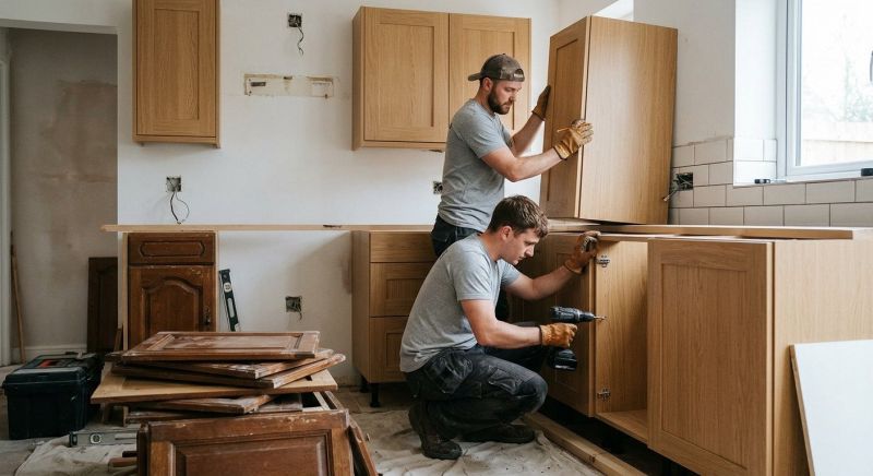Glazed Cabinets Installation in Indianapolis, IN