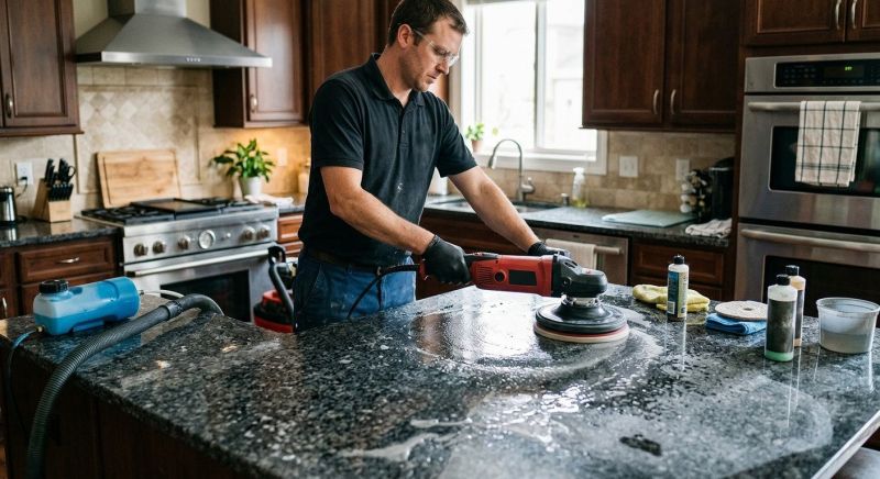 Granite Countertop Polishing in Sacramento, CA