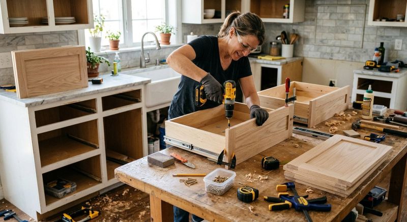 Oak Cabinet Remodeling in Dayton, OH