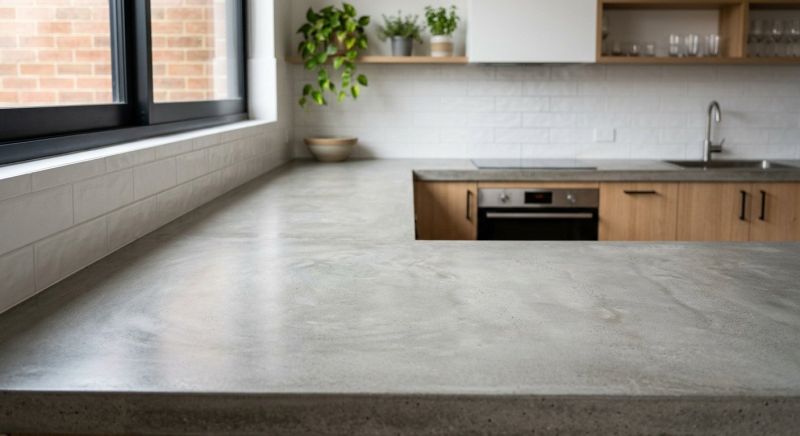 Poured Countertop Installation in Santa Rosa, CA