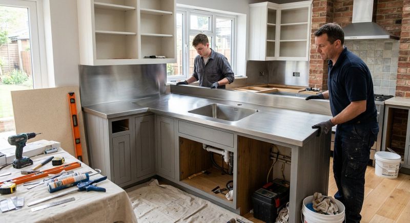 Stainless Counter Replacement in Napa, CA