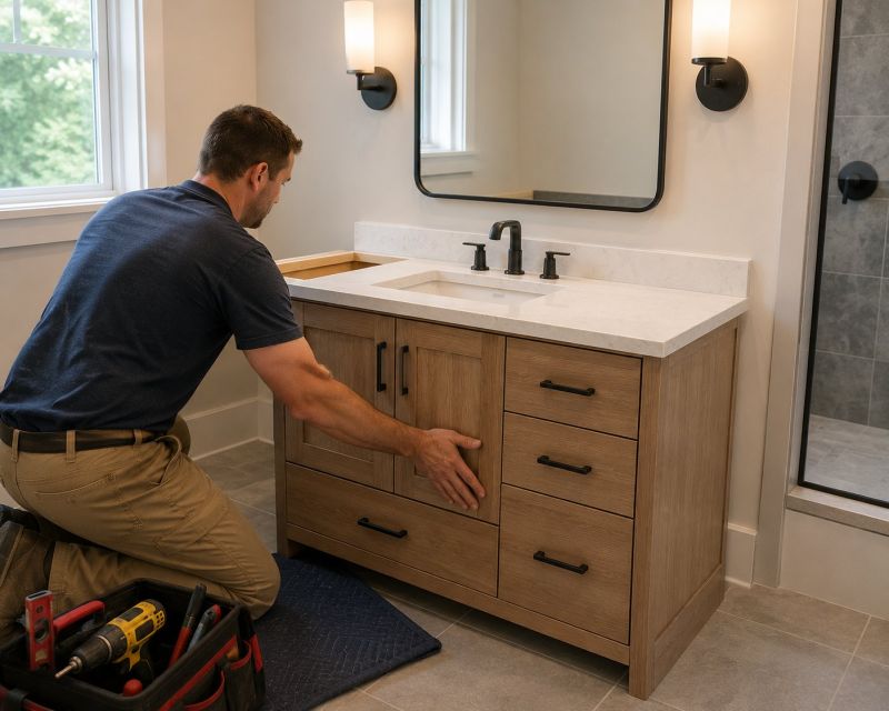 Vanity Cabinet Installation in Indianapolis, IN