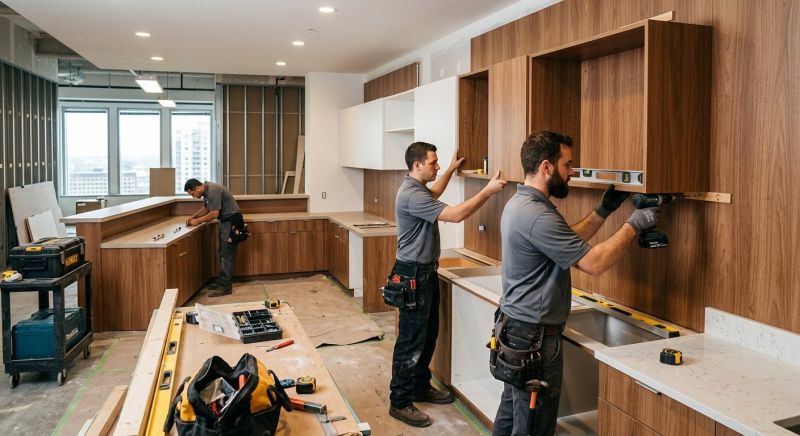 Wall Cabinets Installation in Bloomington, IN