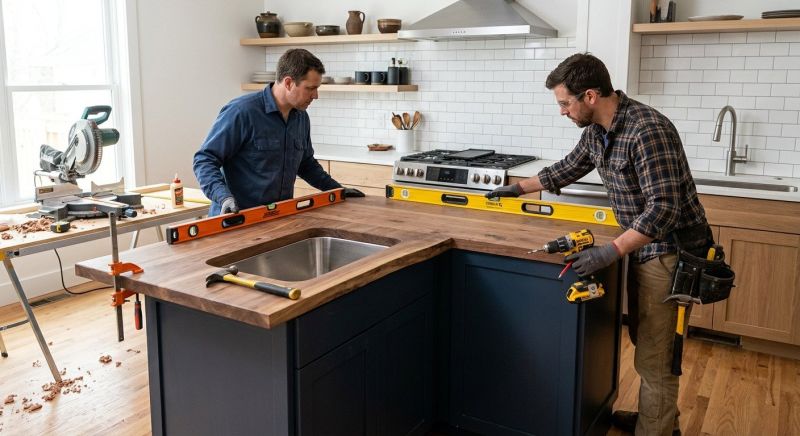 Wood Countertop Replacement in Marin County, CA